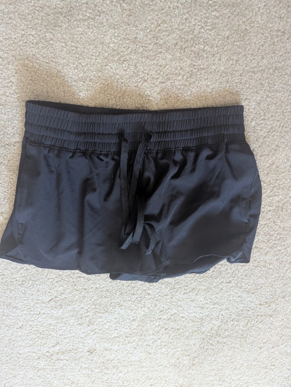 Old Navy Swim Shorts — Black with Coral Mesh Liner